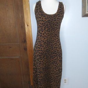Newport News Easy Style animal print dress S